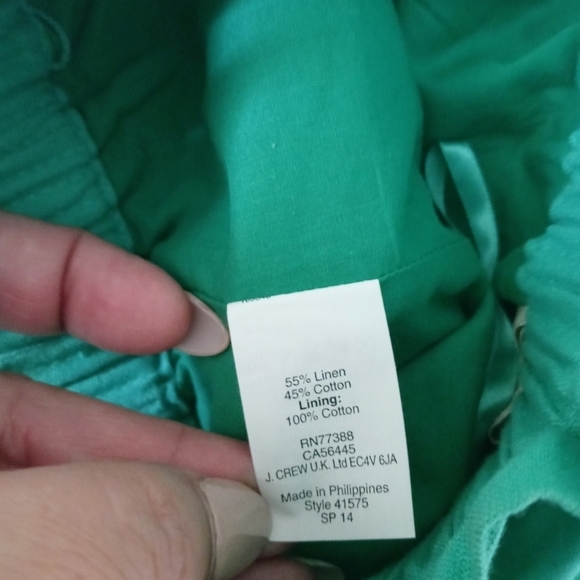 J. Crew Linen-cotton city skirt Size 4 - Picture 8 of 13